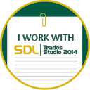 I work with SDL Trados Studio 2014